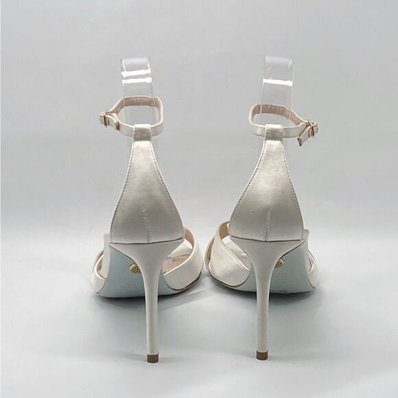 Aquazzura So Divine 85MM Satin Sandals size 37.5 - Picture 6 of 13